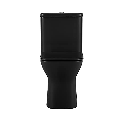 Ava Closed Couple Toilet Set - Black