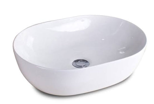 Oval Counter Top Basin - White