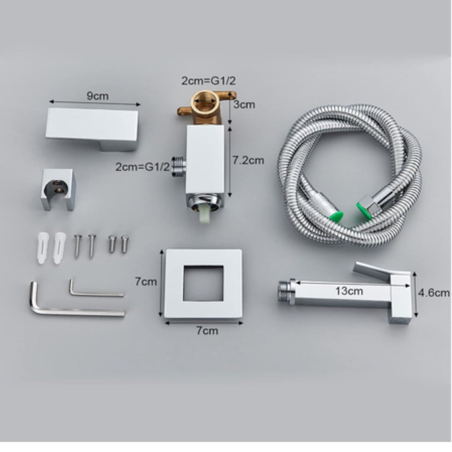 Exel Concealed Bidet spray & Mixer Set