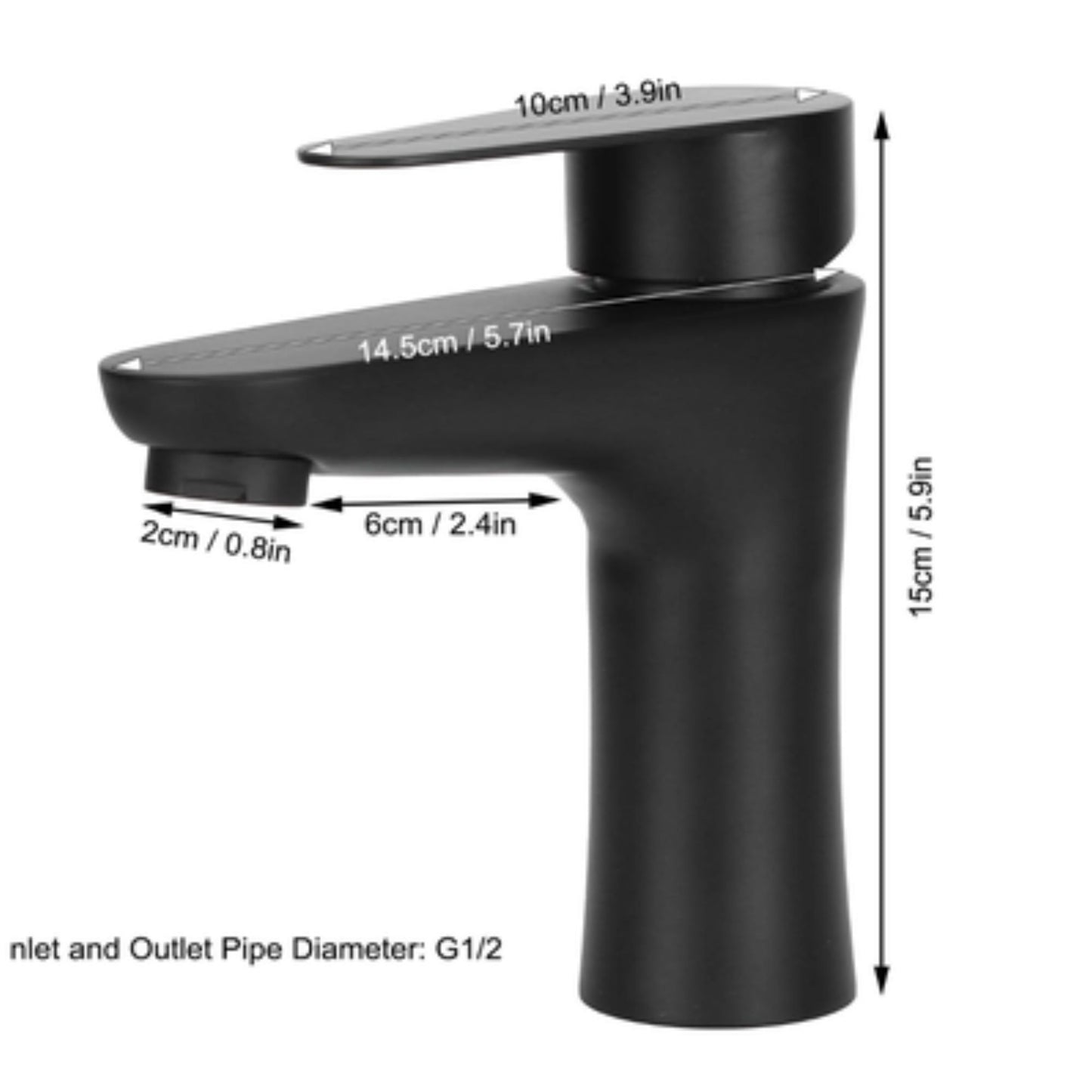 Exel Classic Oval Basin Mixer - Brass