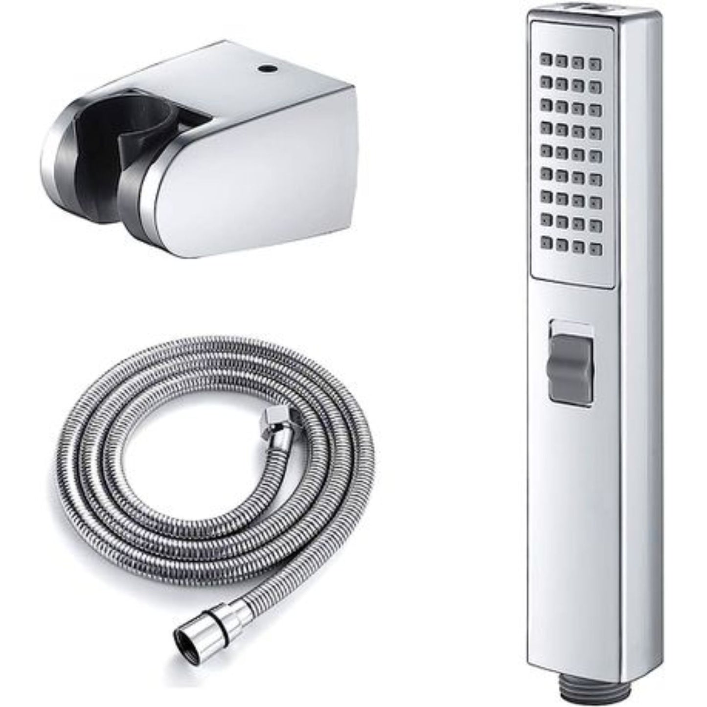 Exel Square Chrome Shower Arm & Pipe