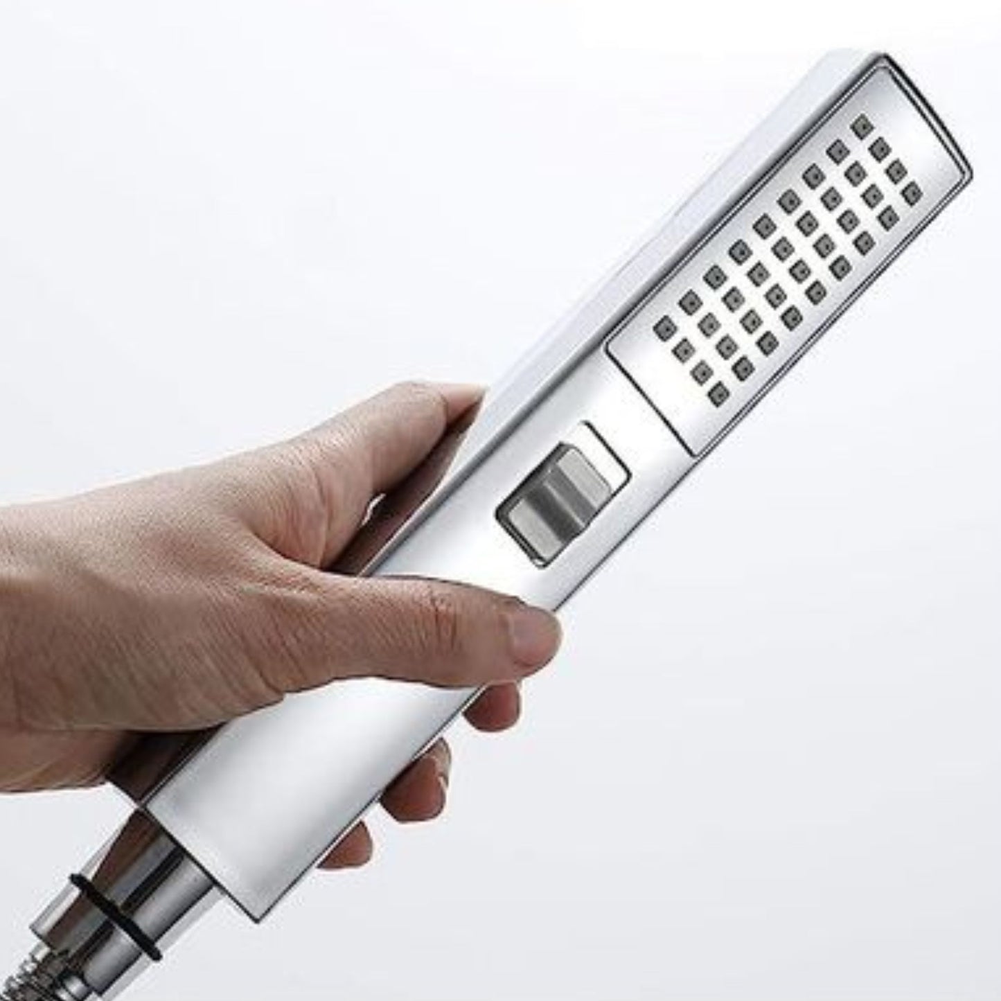 Exel Square Chrome Shower Arm & Pipe