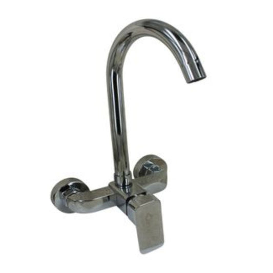 Exel Kitchen Wall Mixer - Chrome