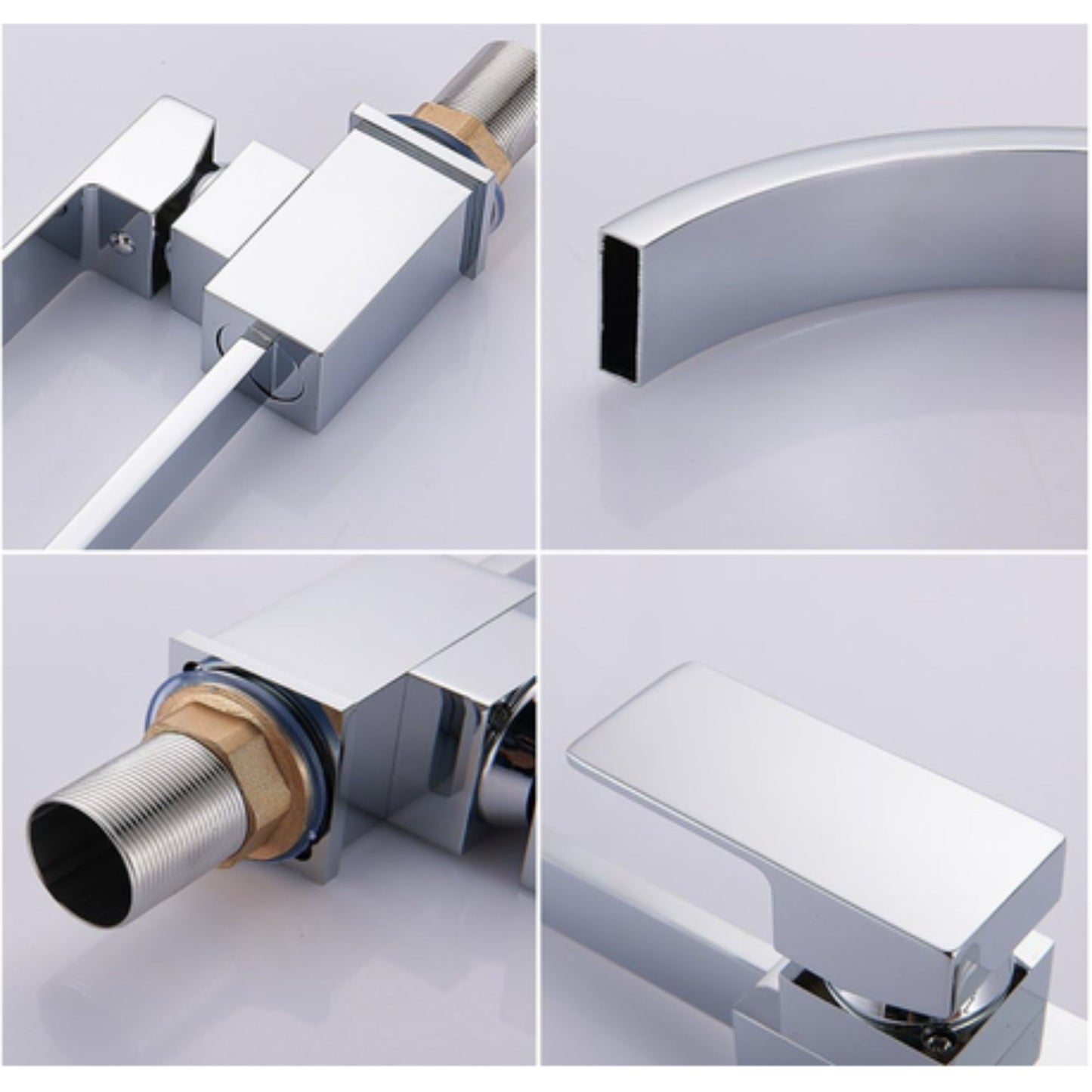 Exel Chrome Swivel Arc Kitchen Faucet