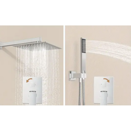 Brass Shower Mixer With Diverter