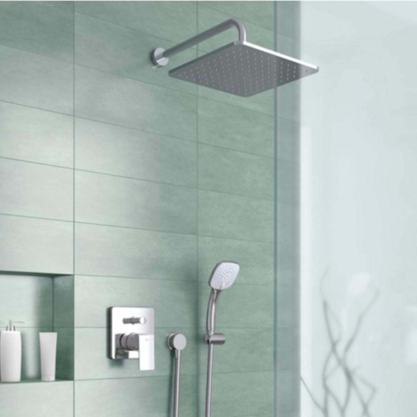 Exel Stainless Steel (SUS304) Shower Head 8" Inch -20CM