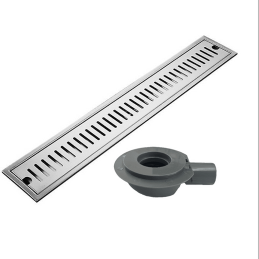 Exel 60cm  Shower Channel Drain - Stainless Steel(SUS304)