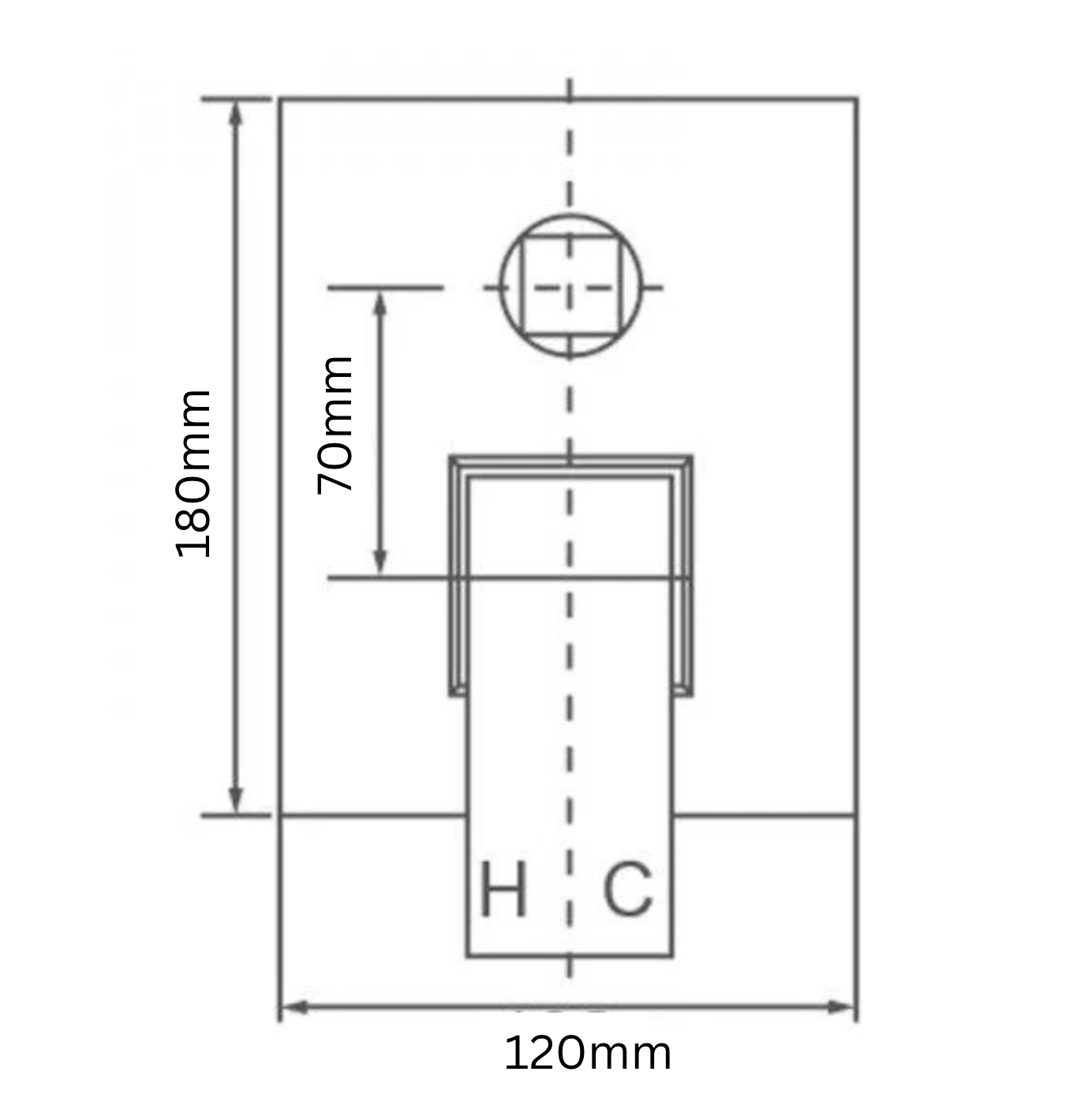 Exel Brass Shower Mixer With Diverter