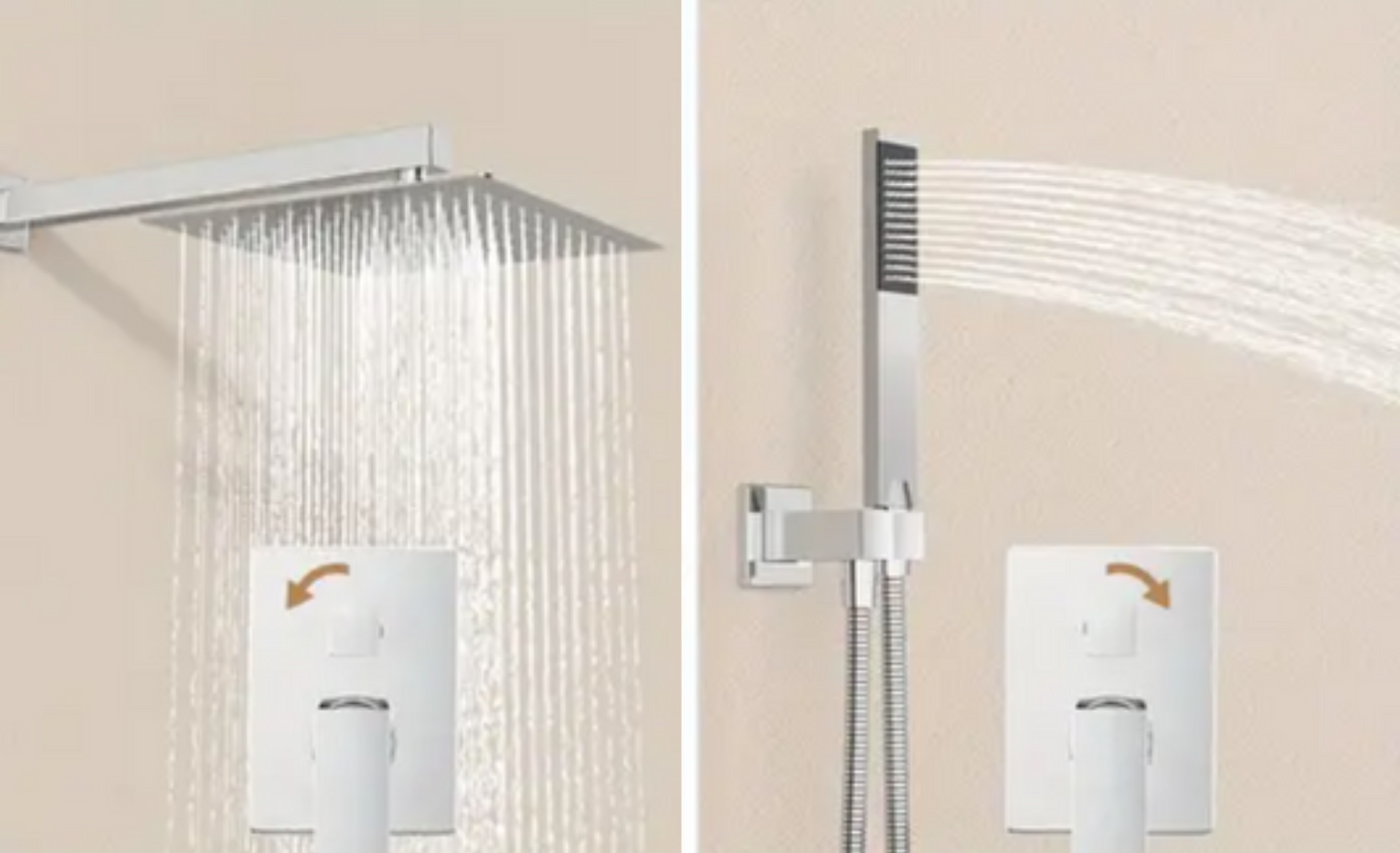 Exel Brass Shower Mixer With Diverter
