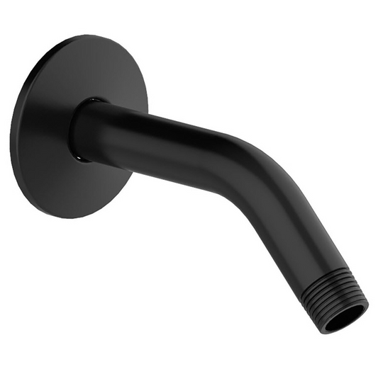 Exel 20cm Black Round Shower Arm