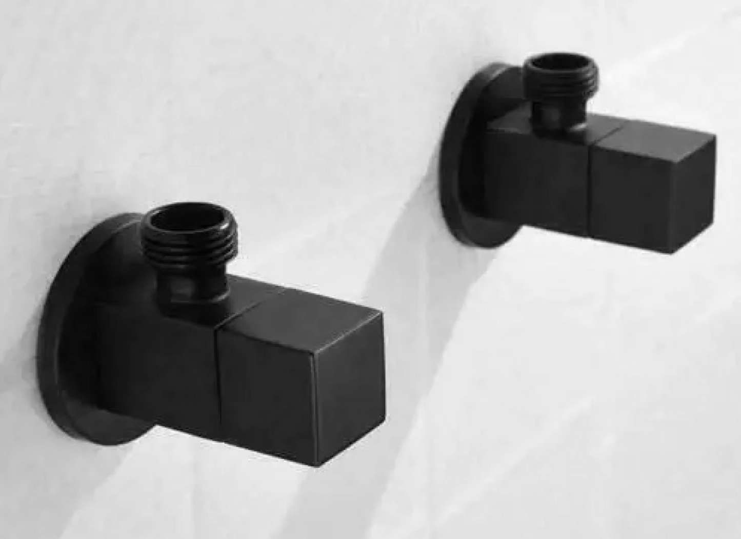 Exel Black Angle Valve Square - 1/2 Inch