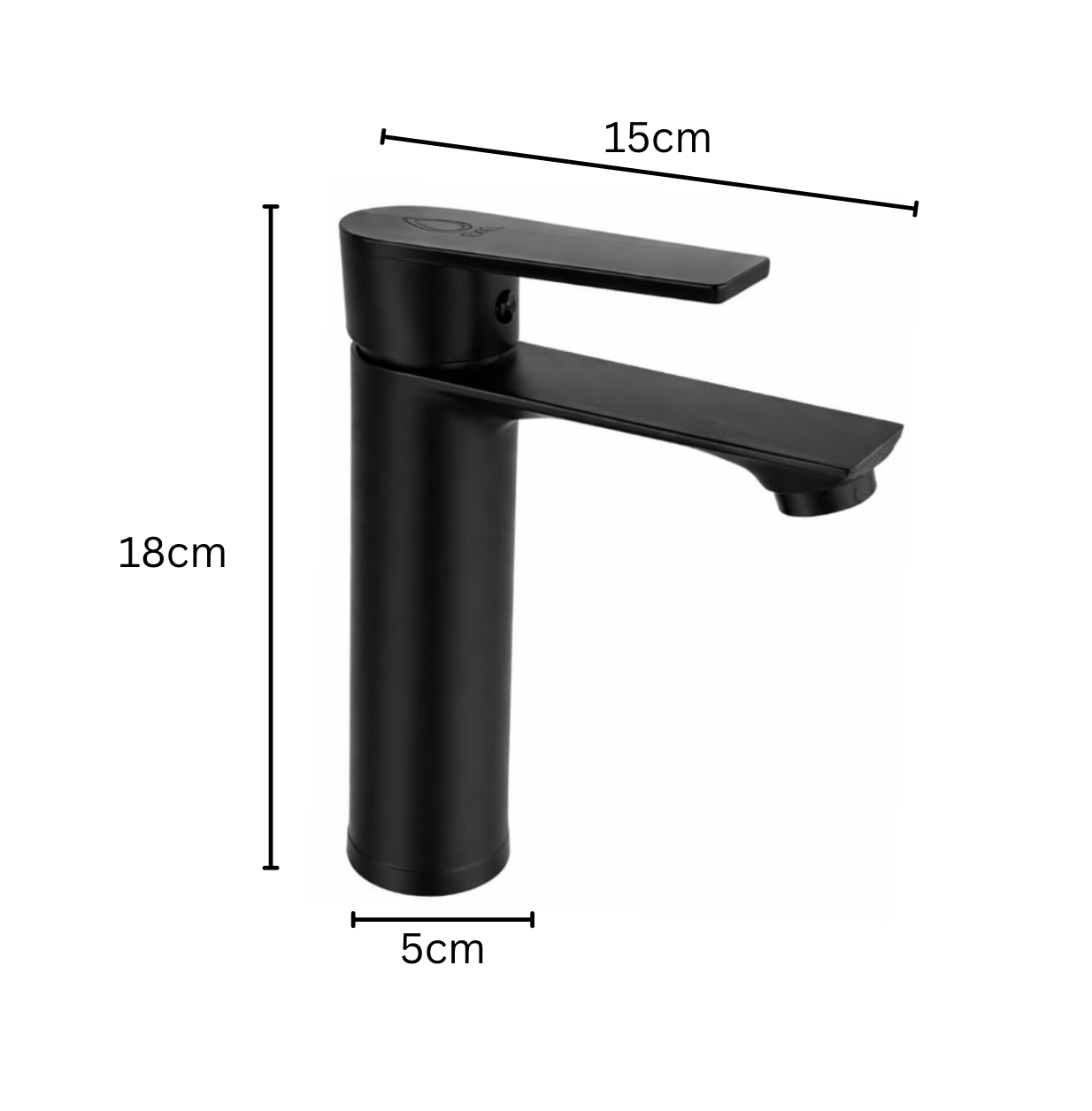 Exel Black Basin Mixer