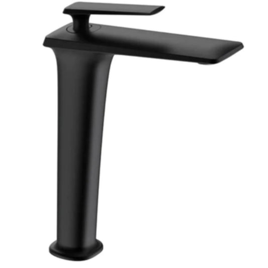 Exel High Tower Black Basin Mixer Brass