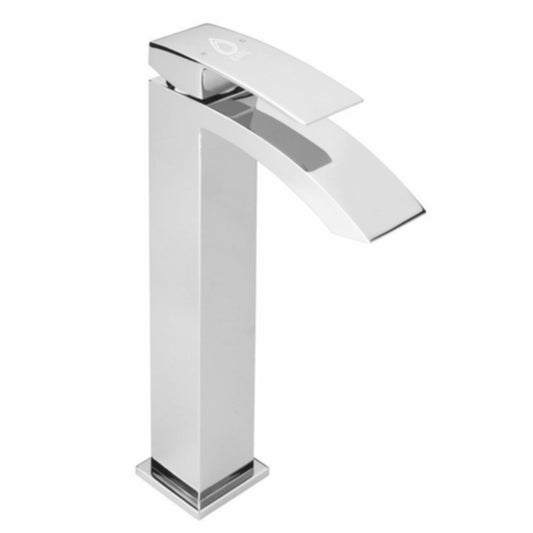 Exel Tall Chrome Basin Mixer - Curve