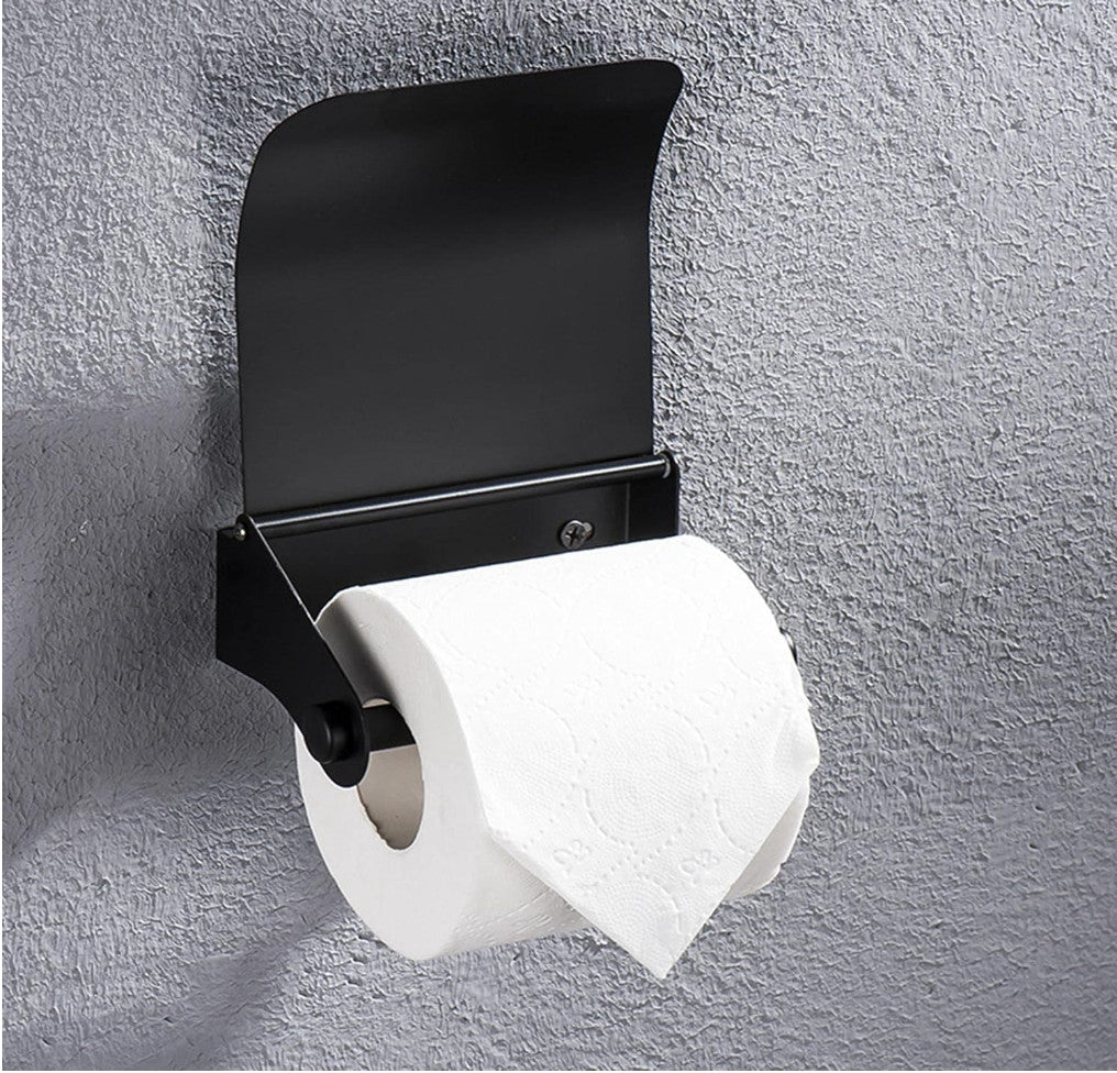 Exel Black Toilet Paper Holder