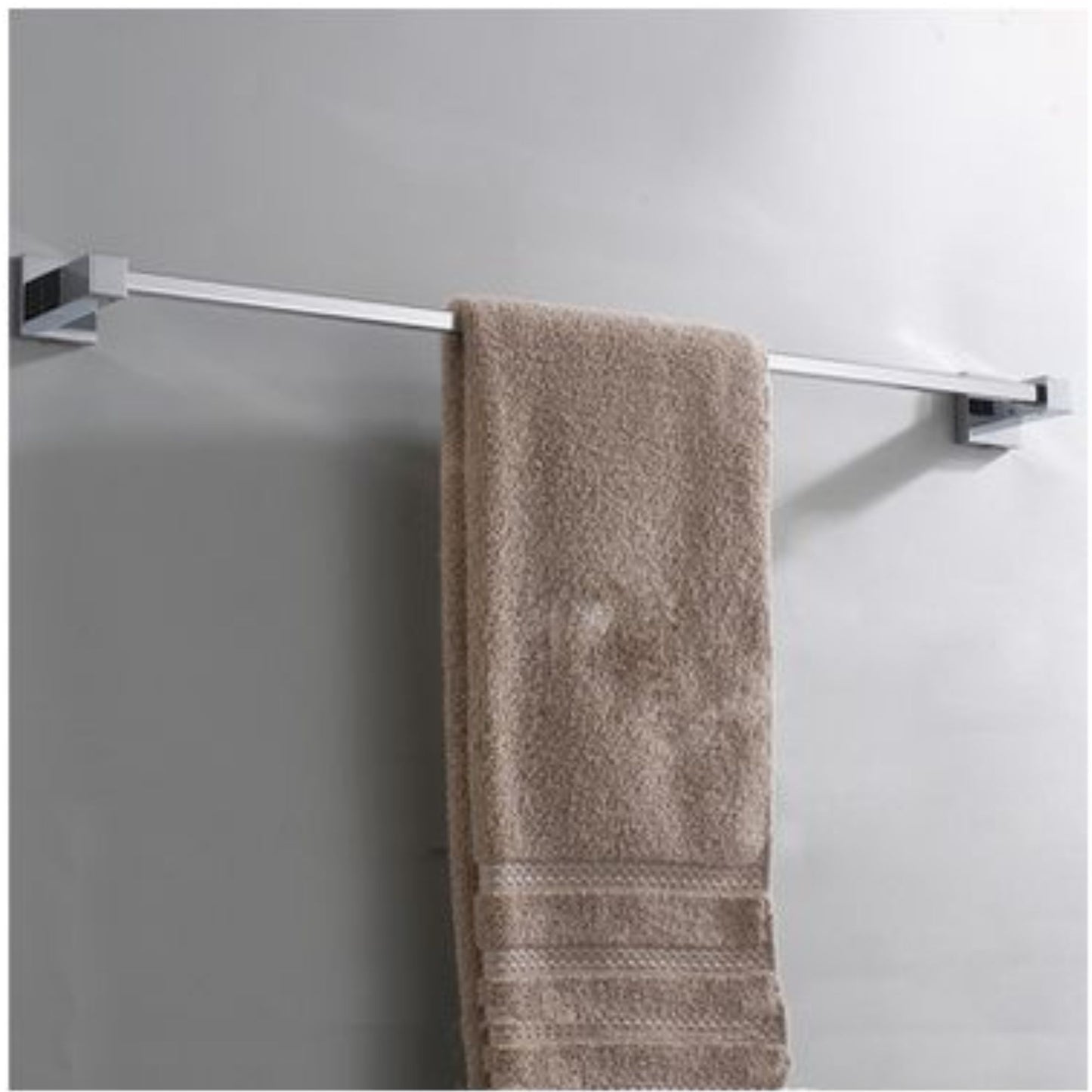 Exel Square Towel Rail 600mm - Chrome