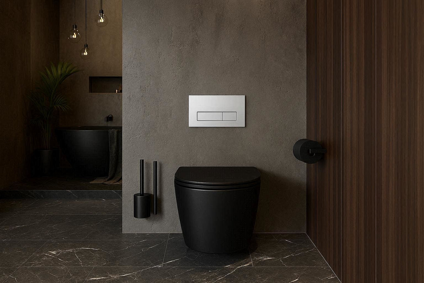 Exel Chrome Flush Plate (for Concealed Cisterns)