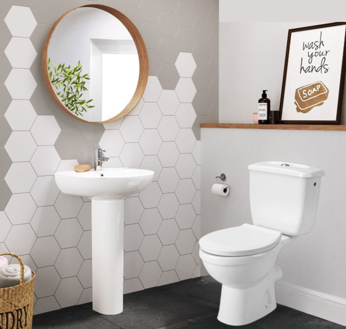 Exel Classic Basin & Pedestal Set