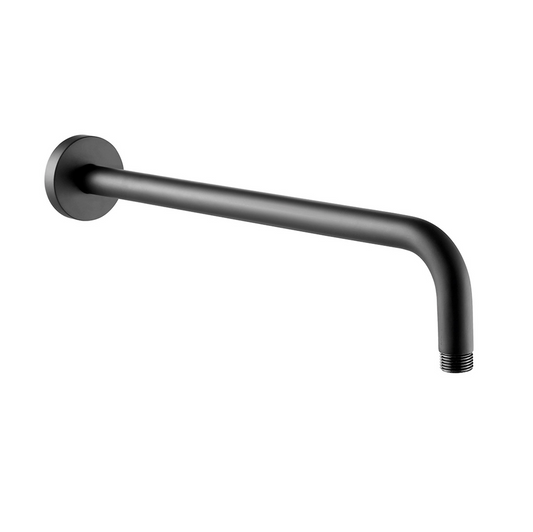 Exel 35cm Black Round Shower Arm