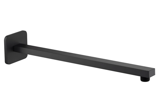 Exel 40cm Black Square Shower Arm