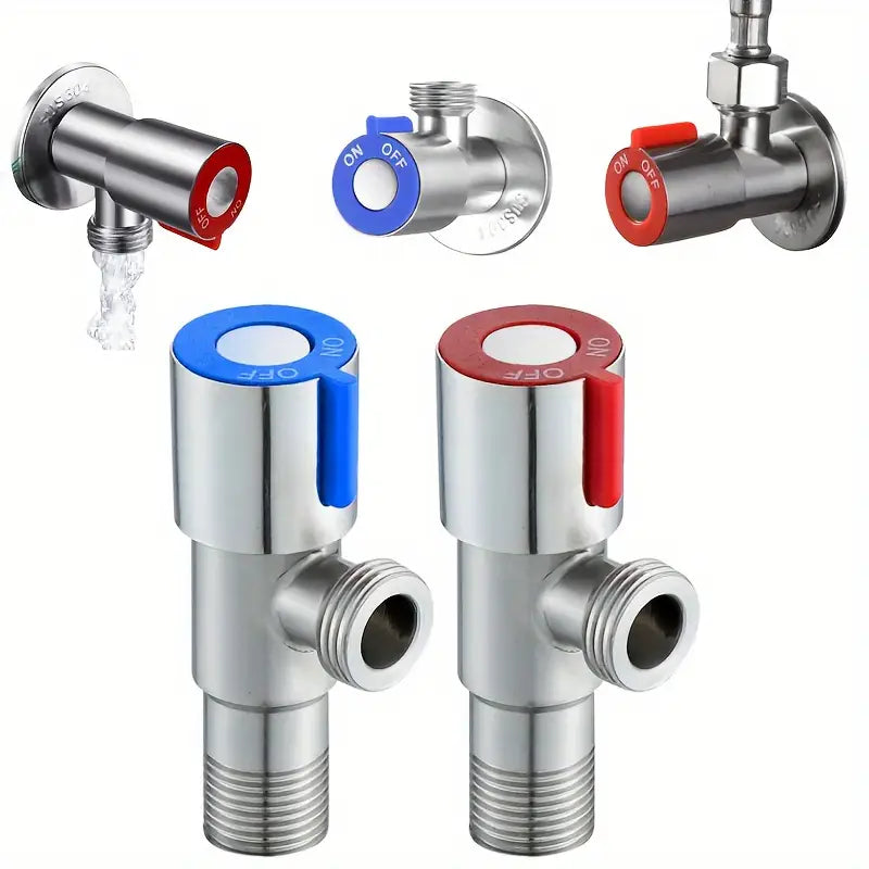Chrome Angle Valve [Hot And Cold]
