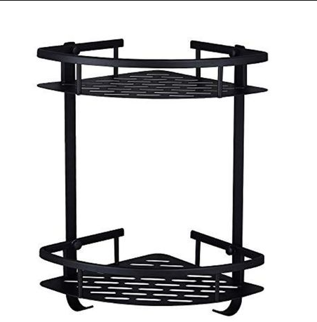 Black Double Shower Caddy