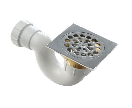 Exel 100mm Shower Trap - Chrome