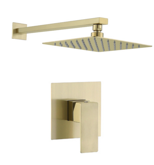 Exel Shower Set Square - Gold