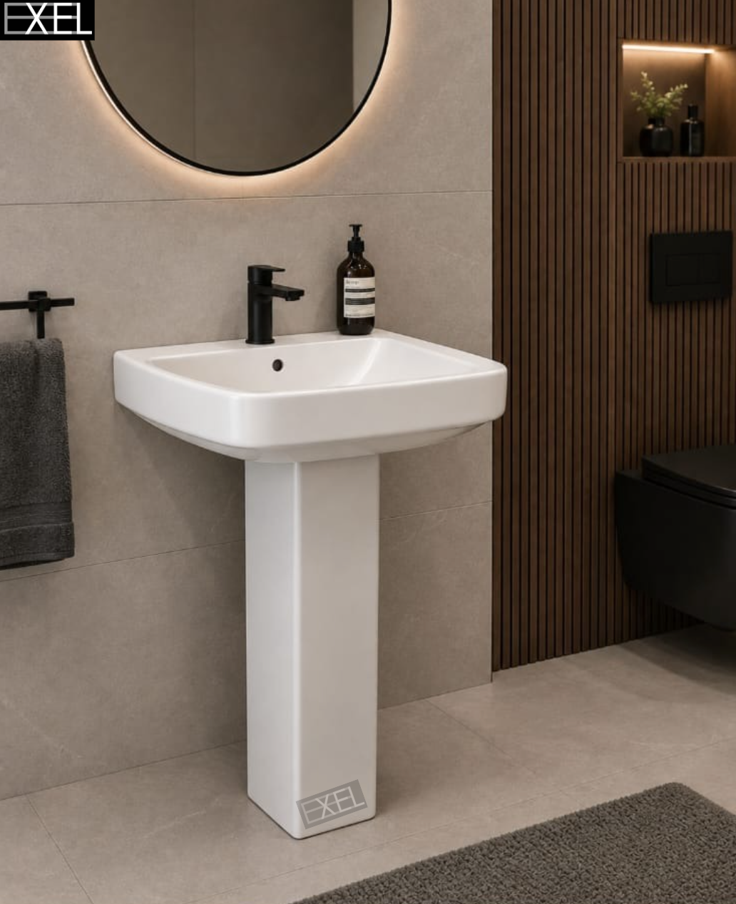 Delta Basin & Pedestal Set