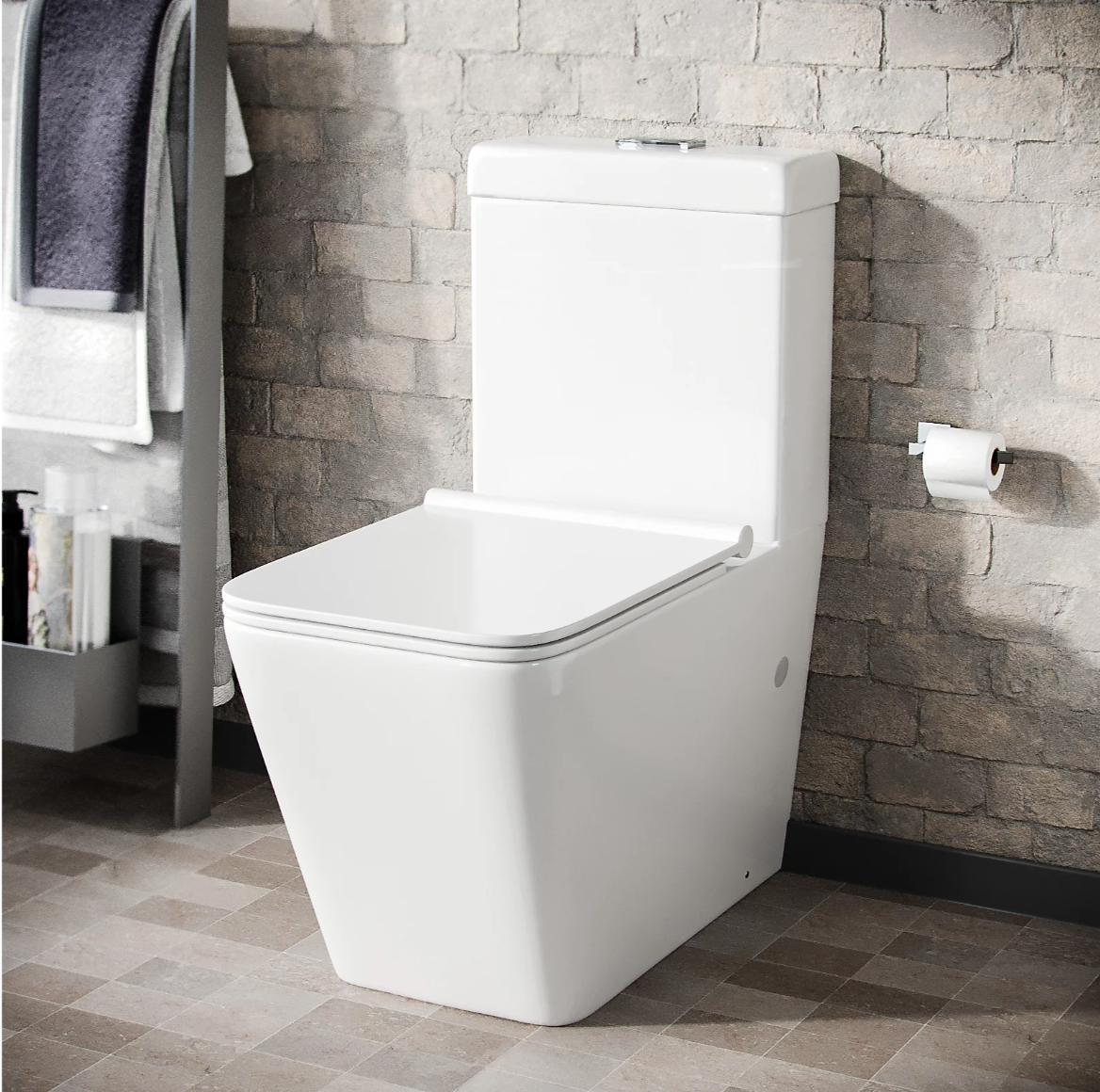 Close Couple Toilet Set - Rio