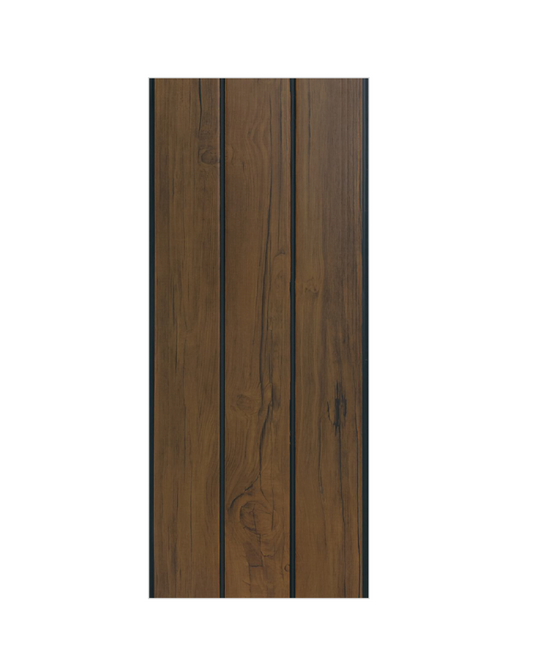 Exel Trio PVC Fluted Wall Panel - Hazel (250x30cm)