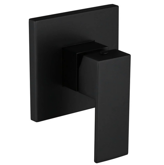 Exel Black Shower Mixer - Square