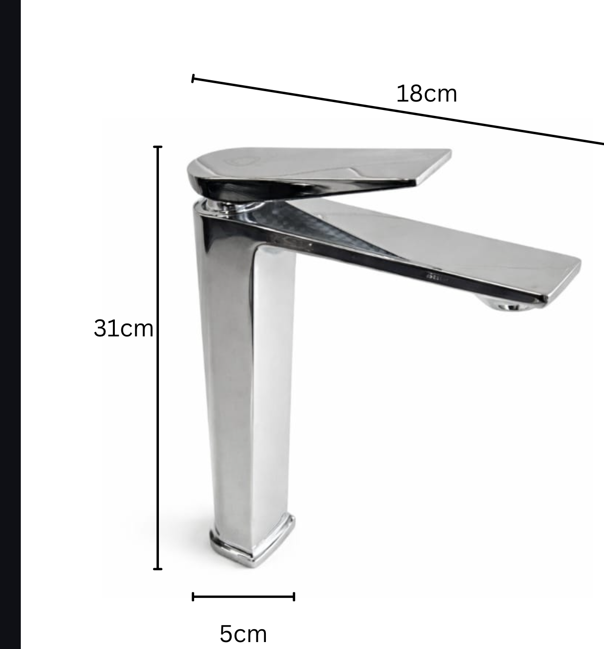 Exel Tall Chrome Basin Mixer