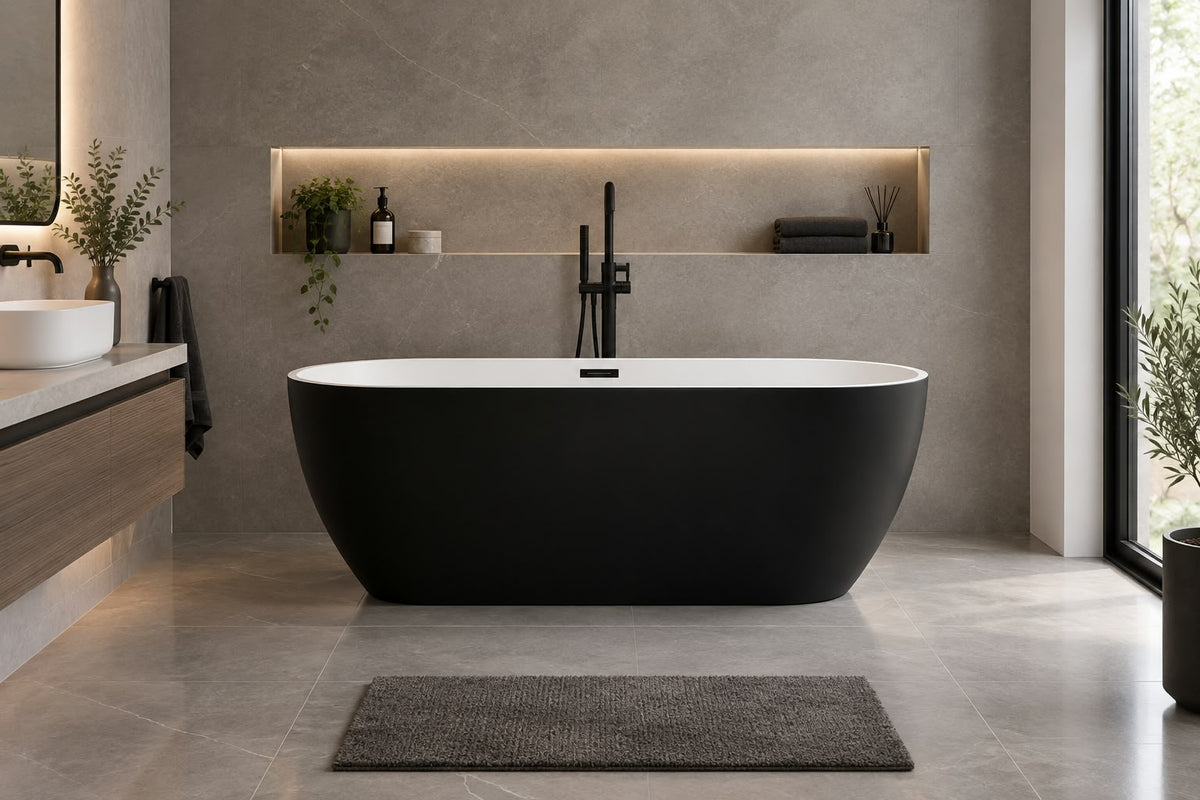 Atlantis Black Bathtub