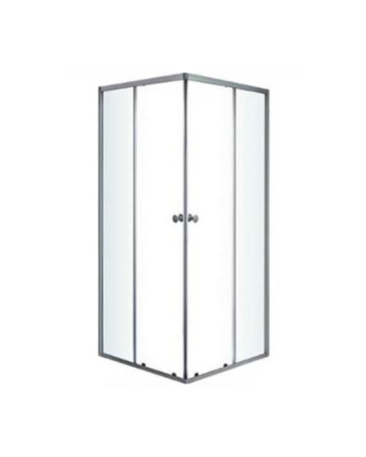 Chrome Square Shower Door