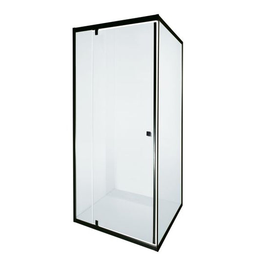 Exel Matt Black Pivot Shower Door