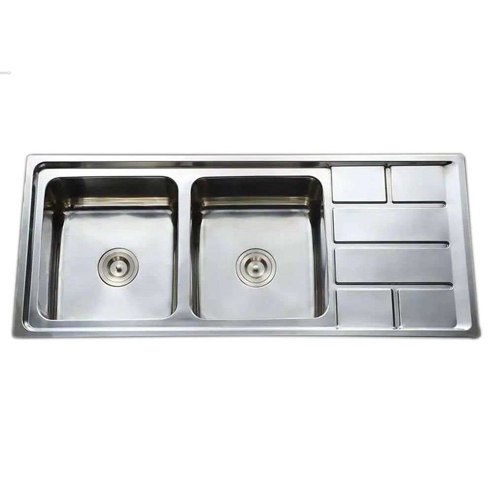 Exel Double Bowl With Side Kitchen Sink