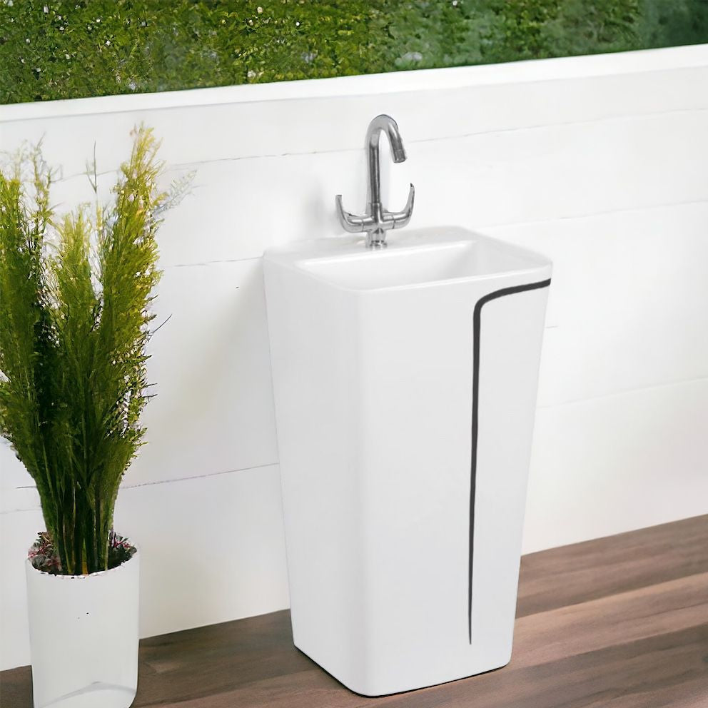 Free Standing Basin - Zara Black